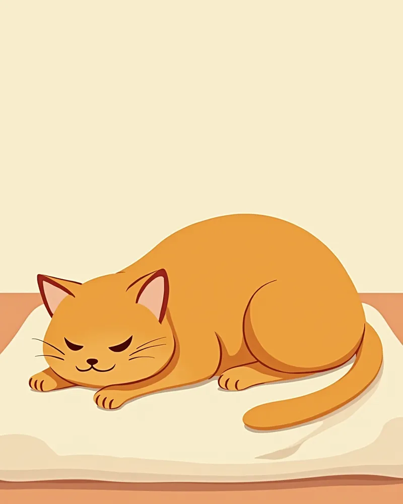 무기력해 보이는 고양이