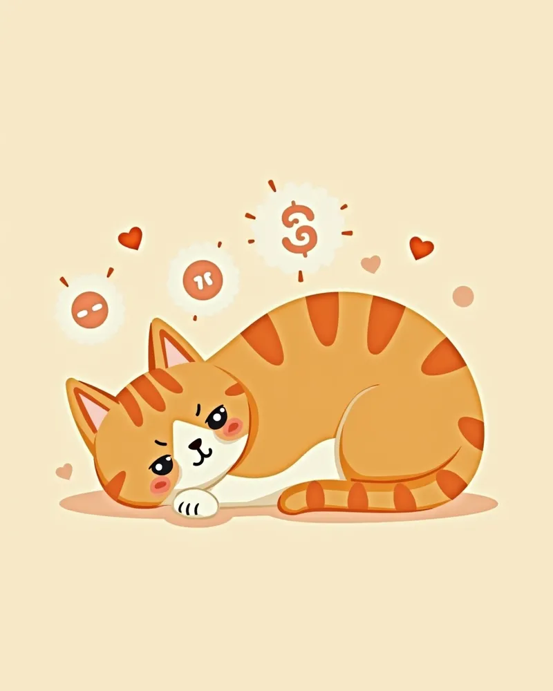 고양이 심장 질환 주요 증상 시각화