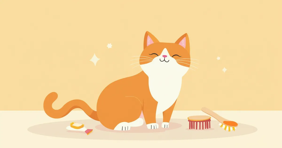 고양이 빗질 방법과 털관리 완벽 가이드