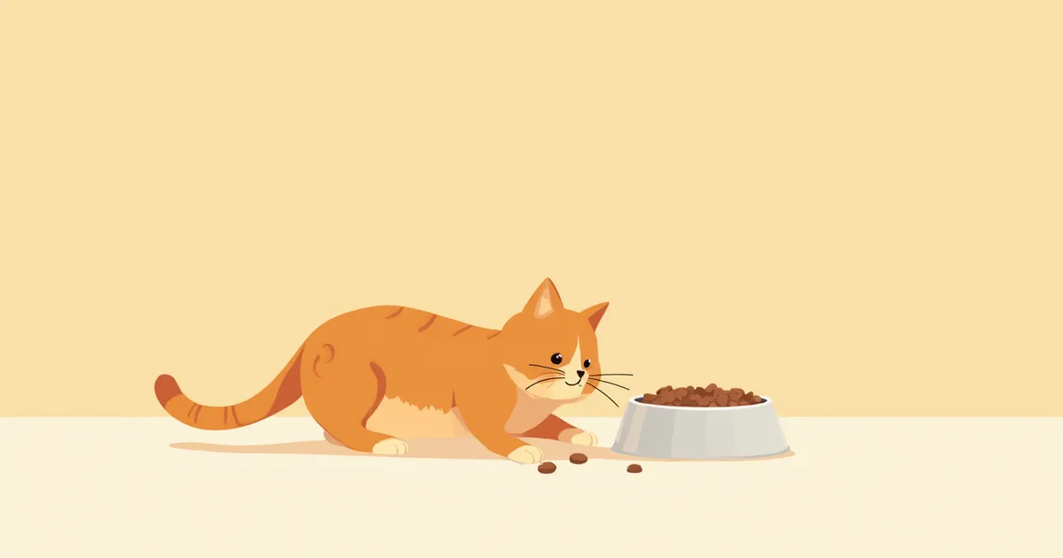 고양이 음식 묻고 덮는 행동, 왜 그럴까요?