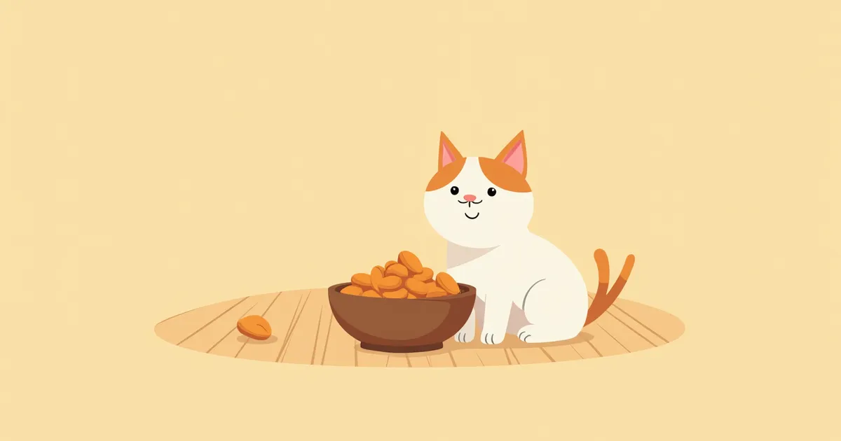 고양이 아몬드 먹어도 될까? 급여량과 주의점 총정리
