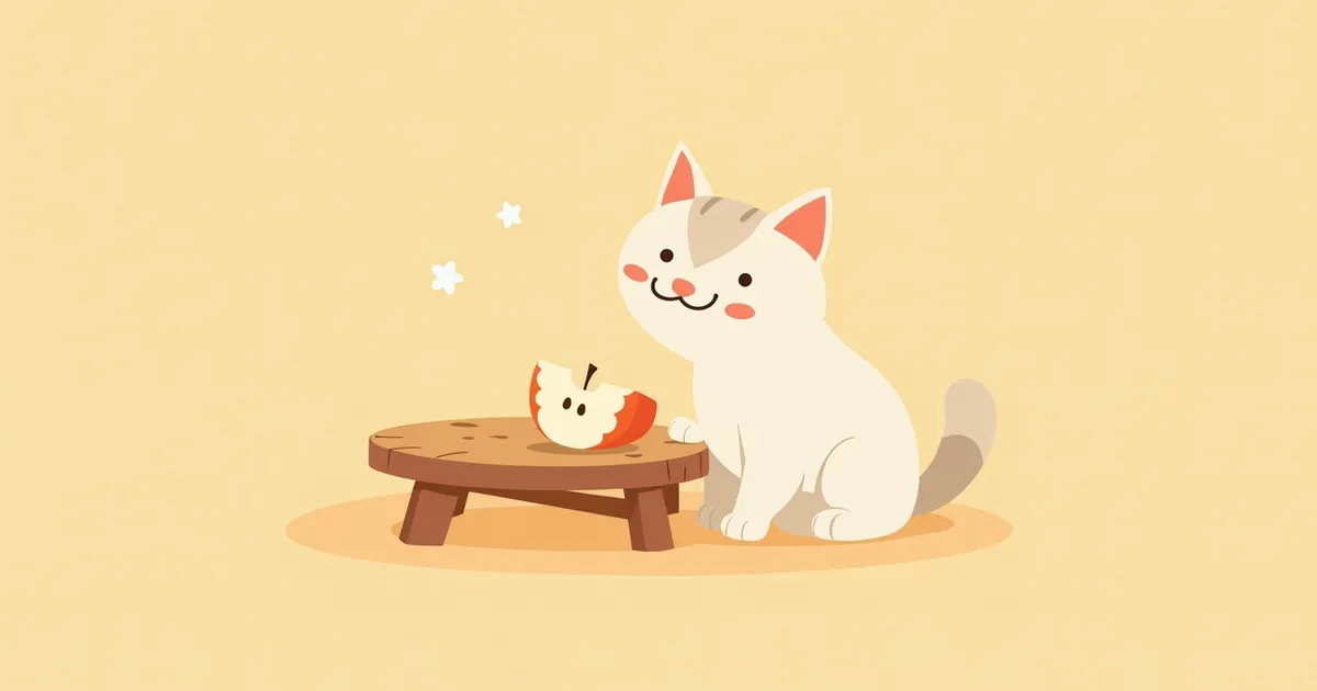 고양이 사과 먹어도 될까? 씨앗은 주의하세요 총정리
