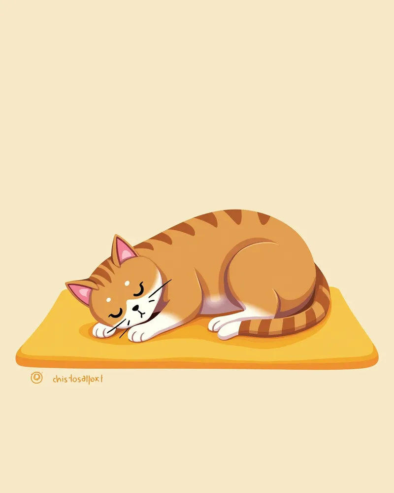 무기력한 고양이