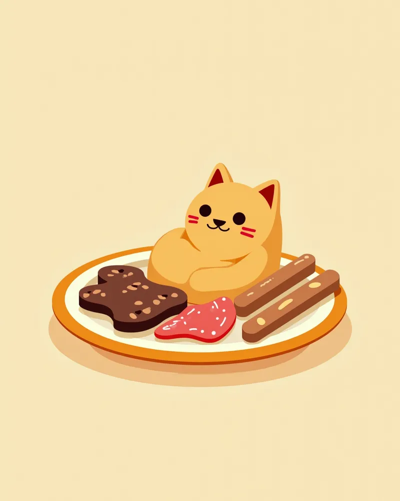 고양이 전용 간식들