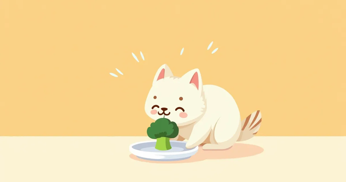 고양이 브로콜리 먹어도 될까? 급여량과 주의점