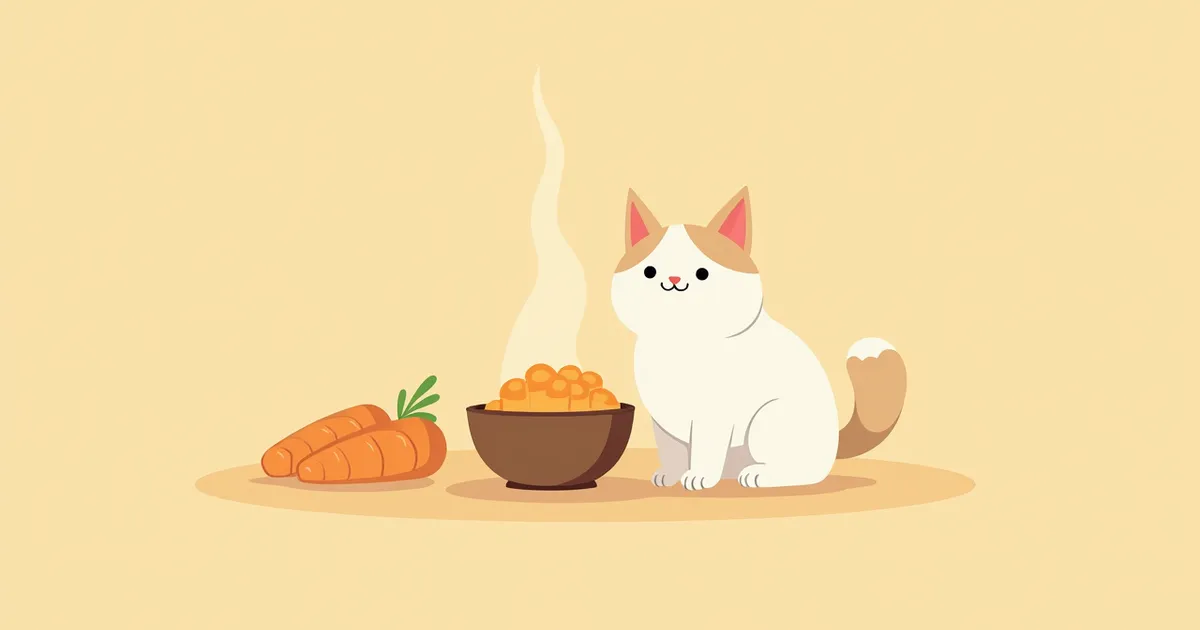 고양이 당근 먹어도 될까? 급여법과 효능 총정리