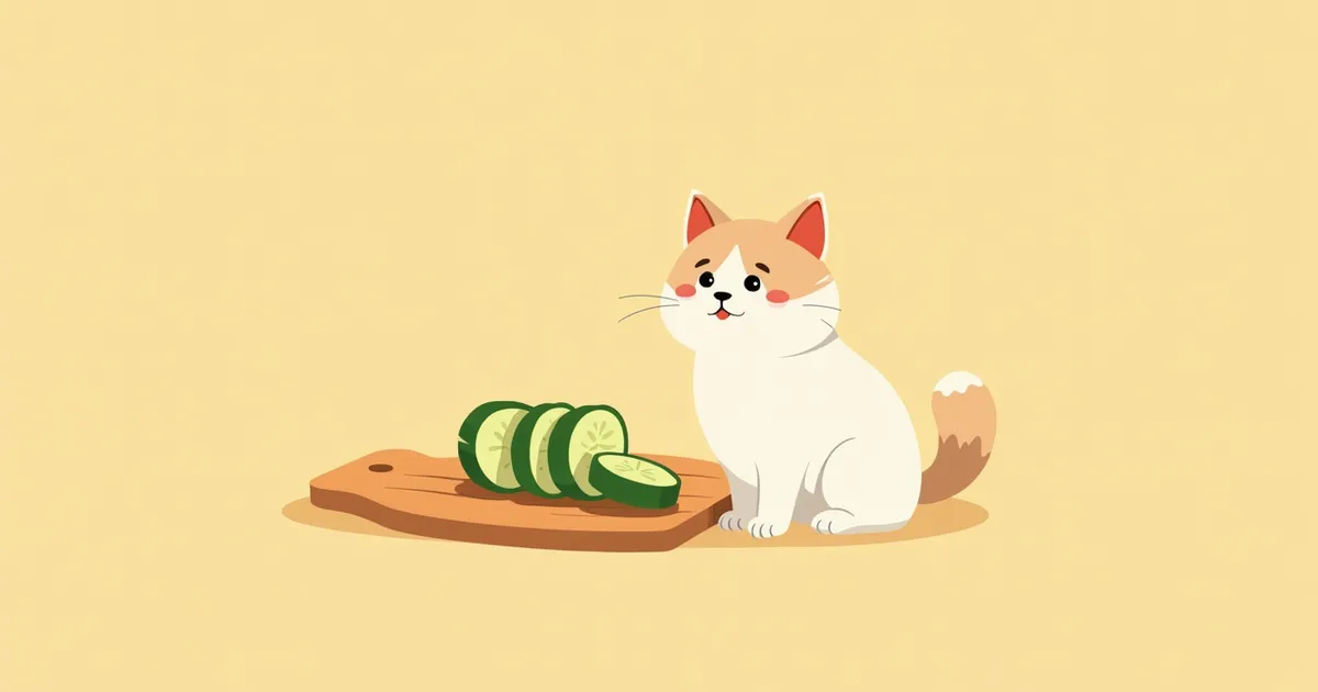 고양이 오이 먹어도 될까? 급여법과 효능 총정리
