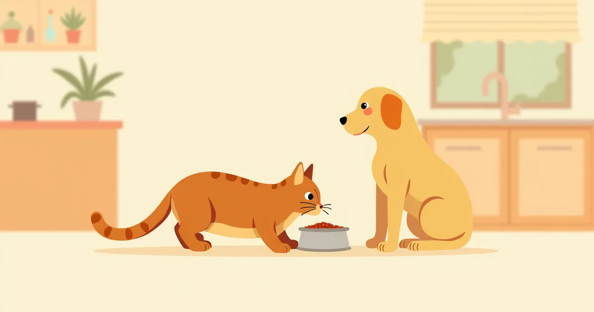 고양이 강아지 사료 먹어도 될까? 타우린 부족 위험