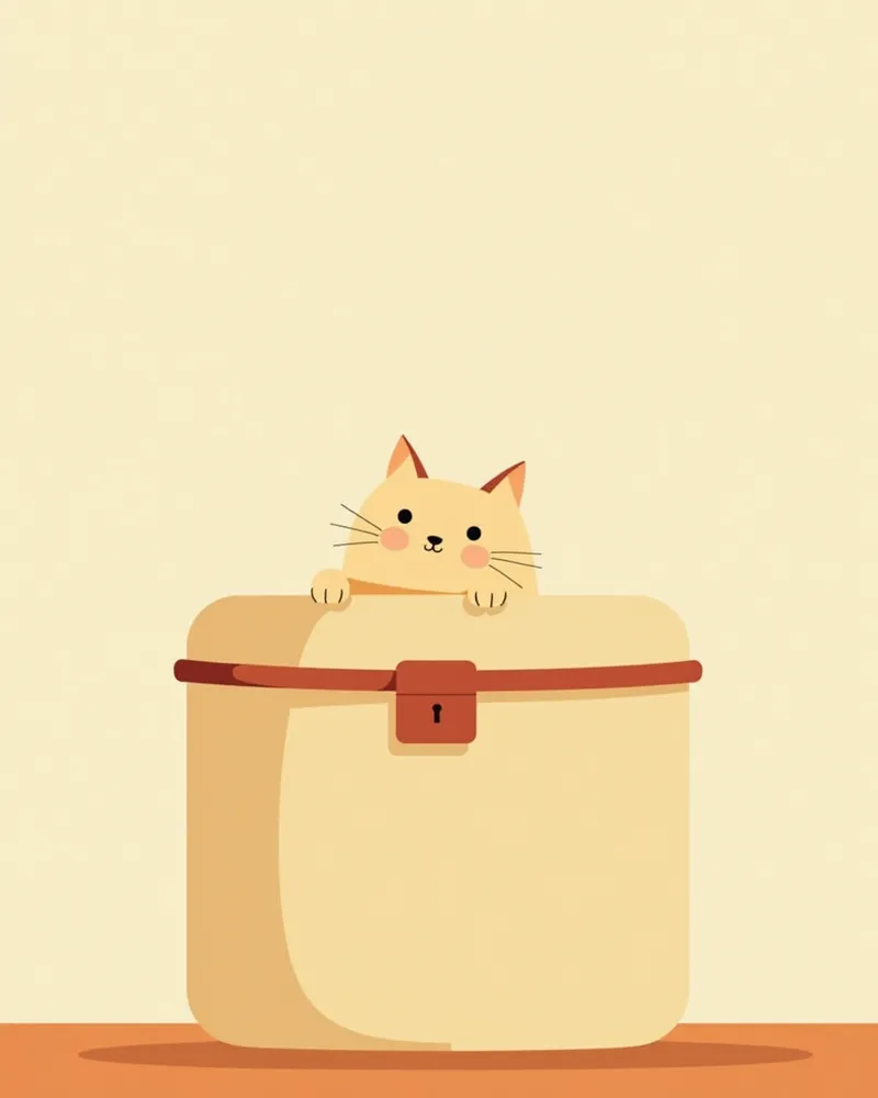 고양이 방지 보관함
