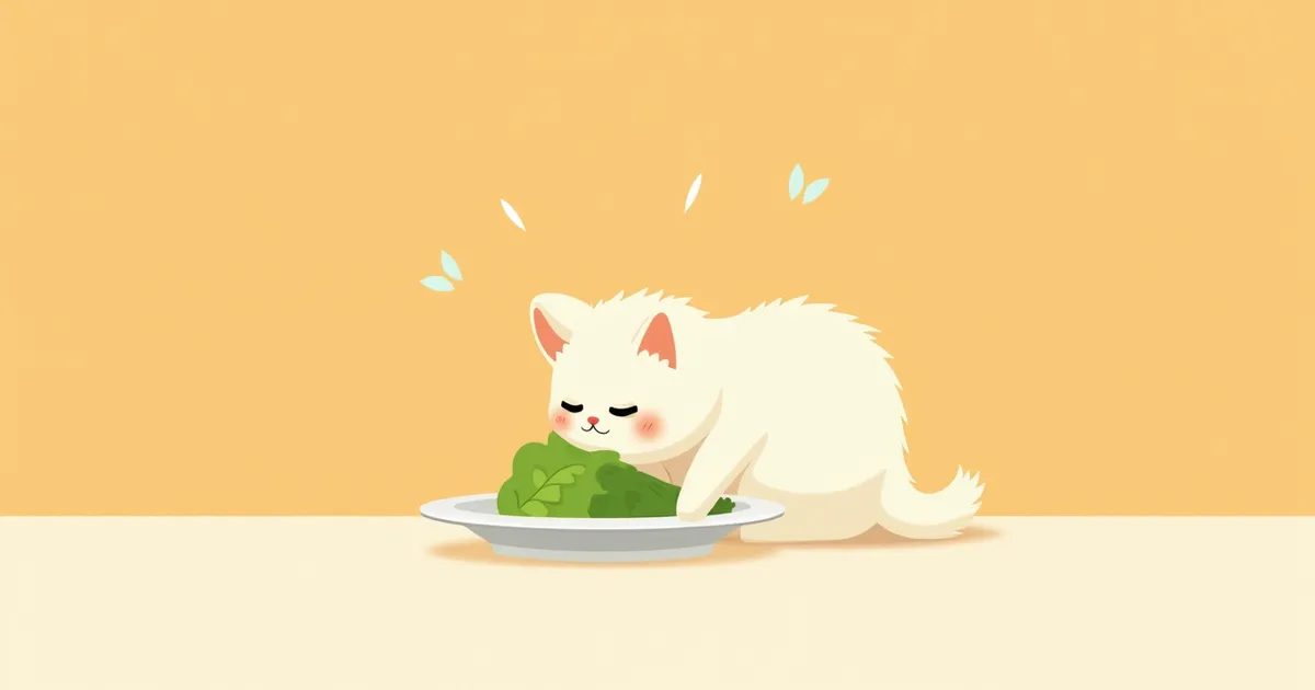 고양이 양상추 먹어도 될까? 급여법과 효능 총정리