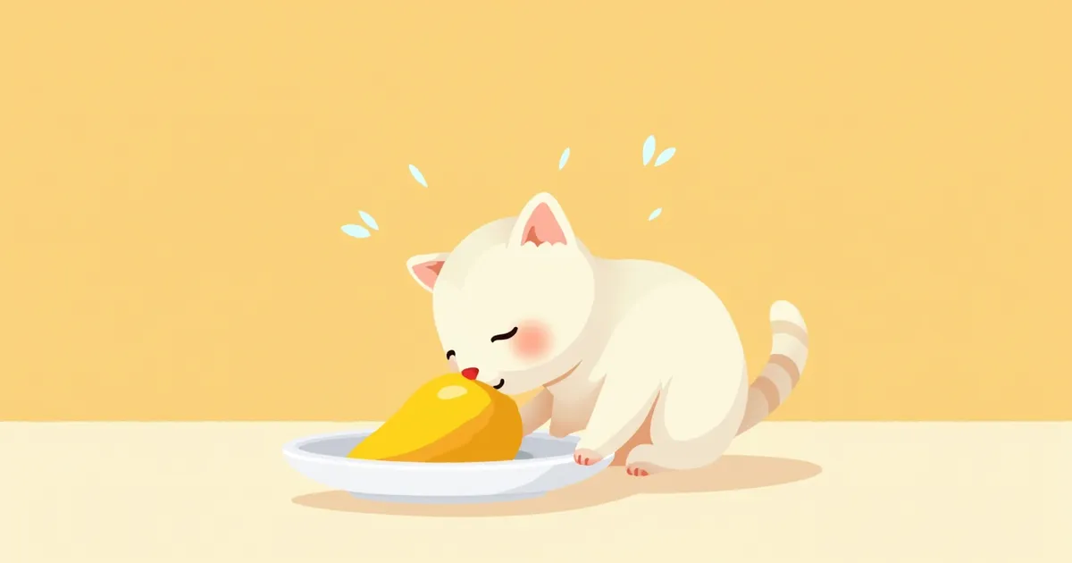 고양이 망고 먹어도 될까? 급여량과 주의점 총정리