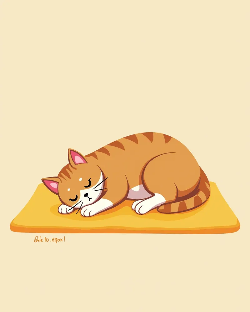 약해진 고양이 모습