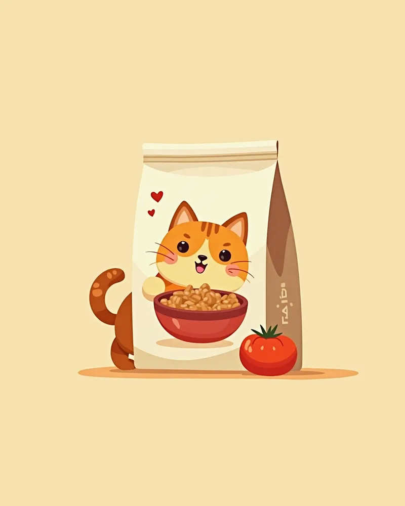 토마토 성분이 포함된 고양이 사료