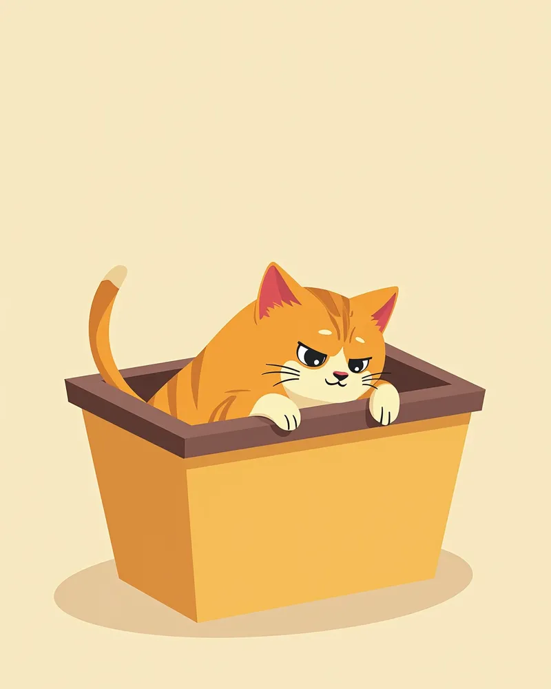 이동장 안에서 스트레스 증상을 보이는 고양이