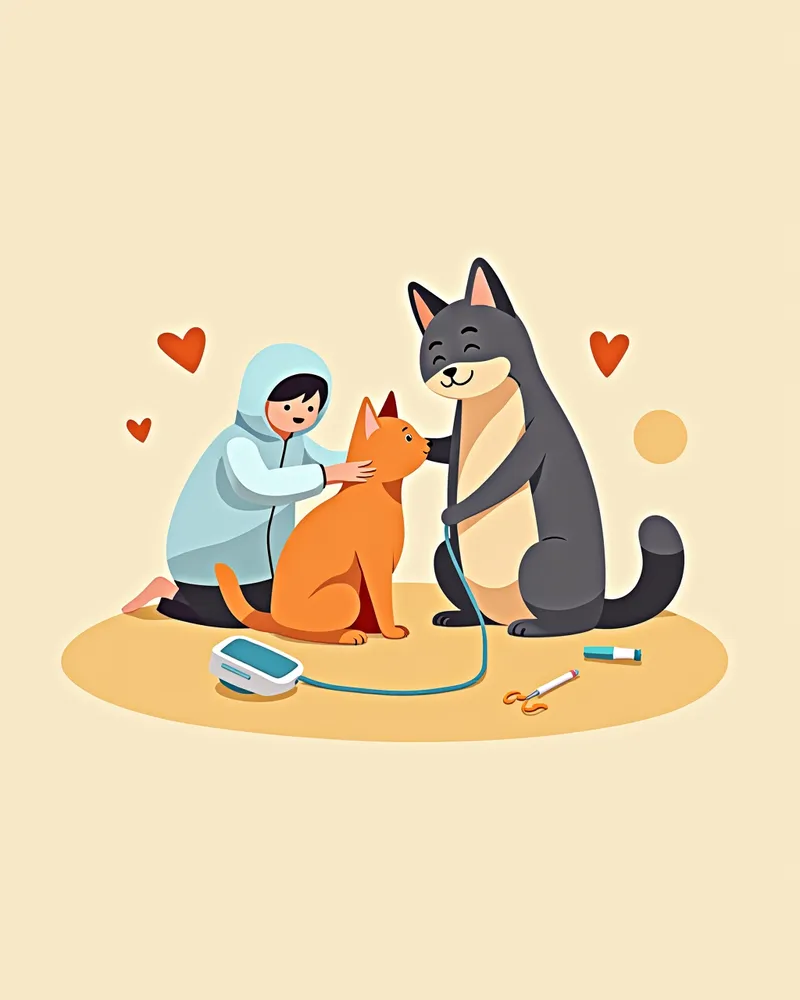 심장 질환 고양이의 치과 치료 후 약물 관리