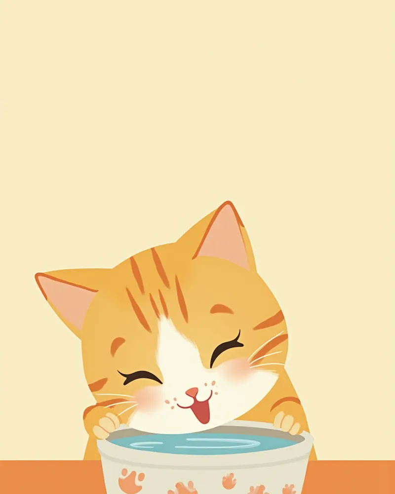 물을 많이 마시는 고양이 — 만성신장병 초기 증상