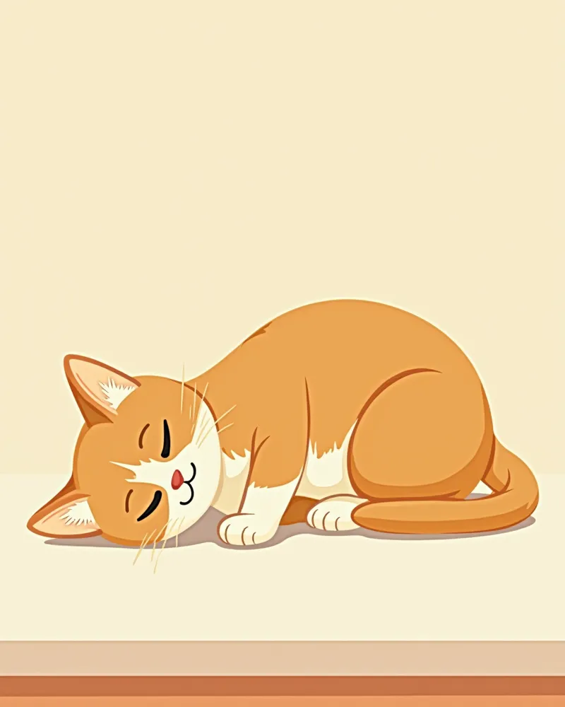 고양이 유미흉 주요 증상 — 호흡 곤란 증상을 보이는 고양이