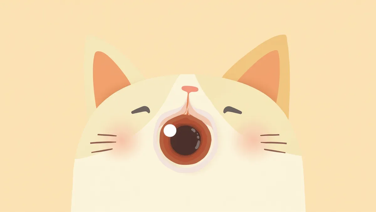 고양이 결막염 정의와 헤르페스 원인 개요 일러스트