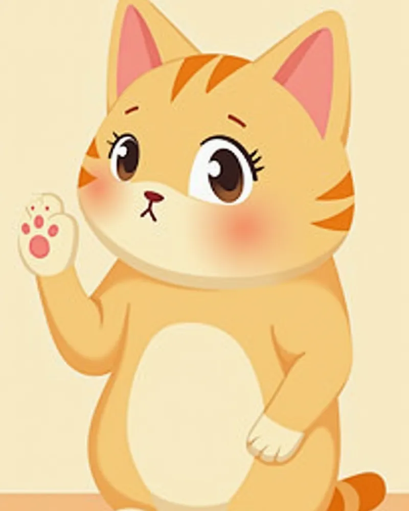 고양이 발이 눈 근처에 있는 모습, 외상 가능성