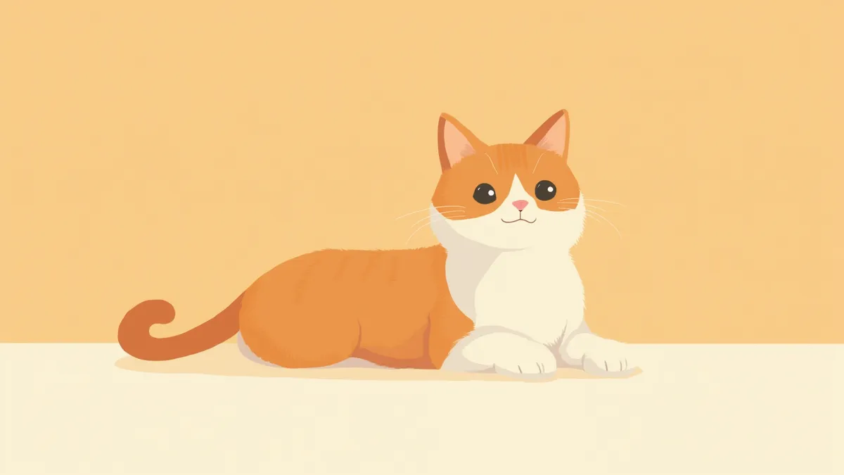 건강한 눈을 가진 고양이가 편안하게 쉬고 있는 모습