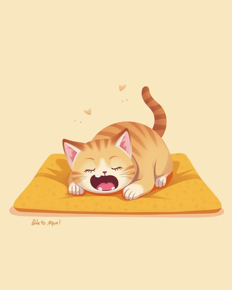 탈수 증상이 있는 어린 고양이