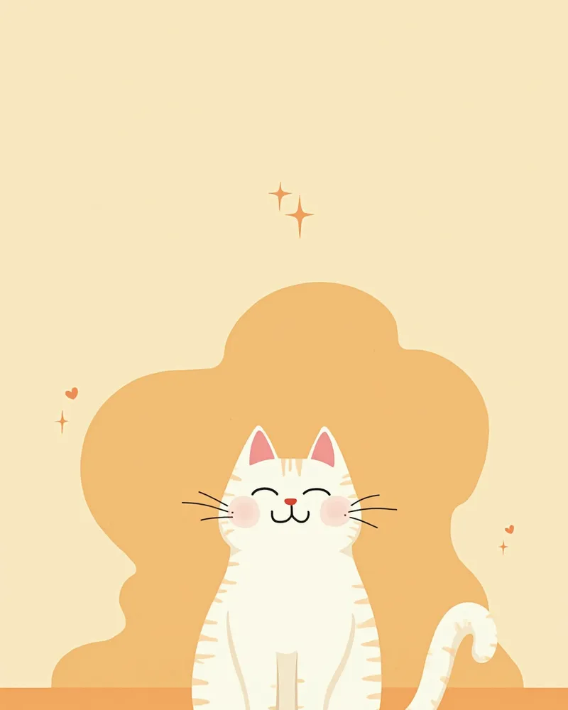 보호자가 고양이의 시야 밖에서 이름을 부르며 청력을 확인하는 모습