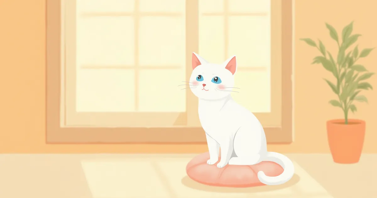 고양이 난청 (백모청색안 다발) 가이드