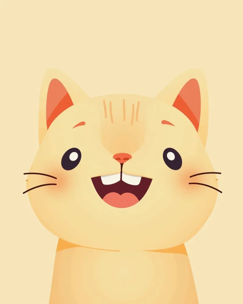 고양이 치아에 쌓인 플라크와 치석