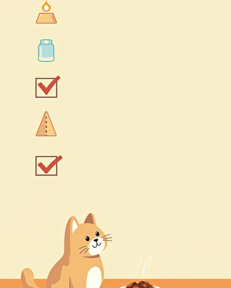 고양이 사료 선택 체크리스트 이미지