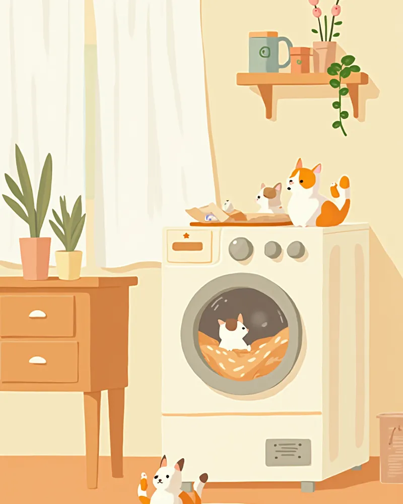 고양이 용품 세탁과 소독