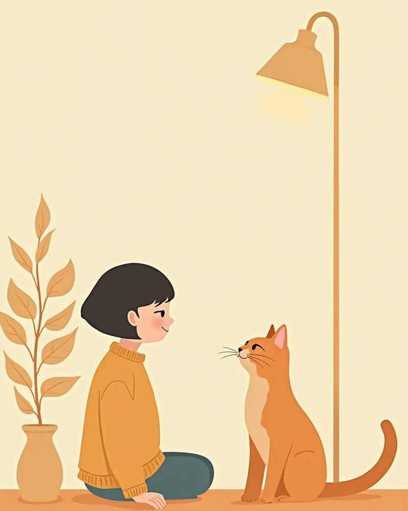 매일 고양이 표정을 관찰하는 보호자