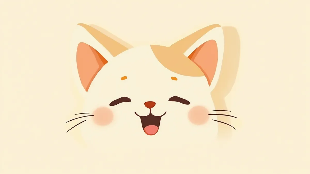 고양이 귀 모양 세 가지 유형 비교 일러스트