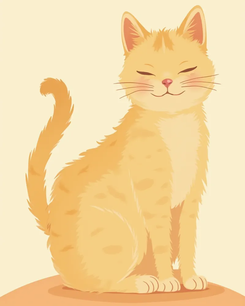 귀가 뒤로 말린 아메리칸컬 고양이