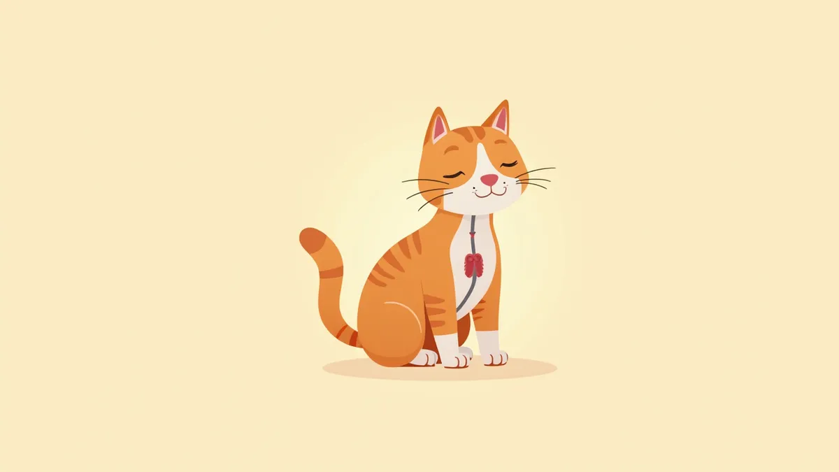고양이의 내분비계 해부도, 부신피질과 뇌하수체 강조