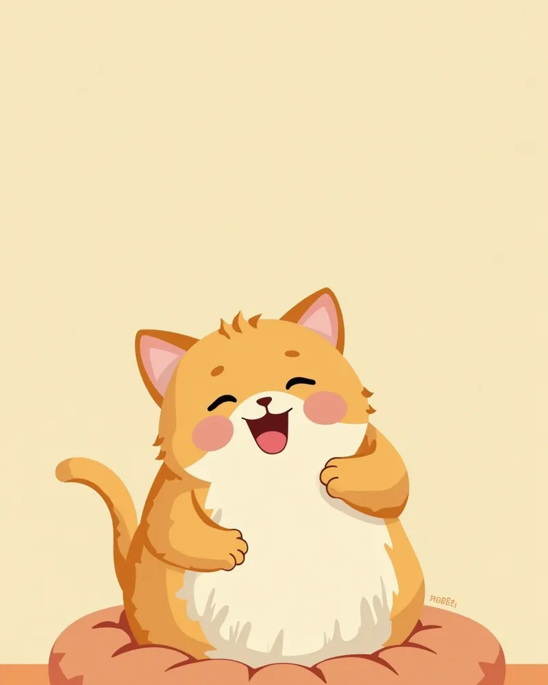 스트레스로 과잉 그루밍을 하는 고양이