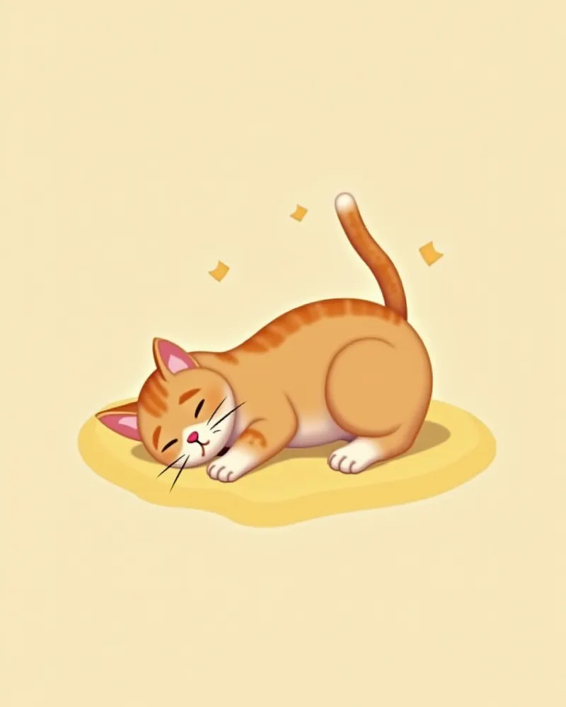 안검 수술 후 회복 중인 고양이