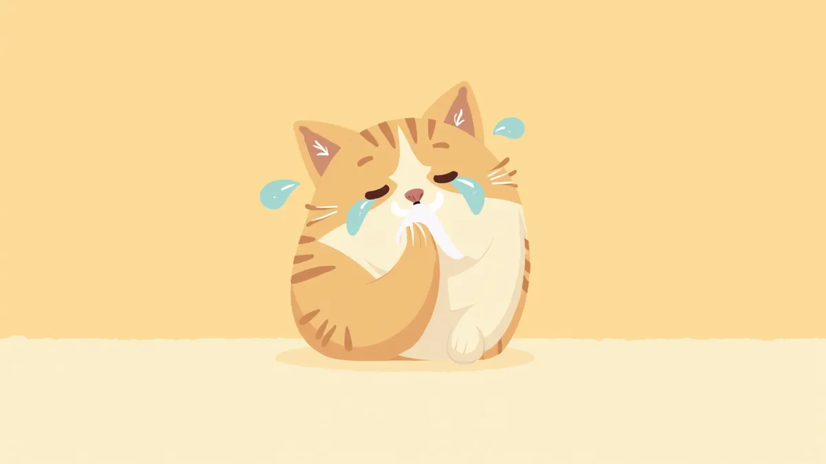 고양이 헤르페스바이러스 호흡기 증상: 눈물과 재채기