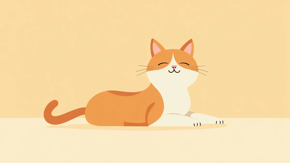 고양이 어깨 부위에 생긴 딱딱한 종양의 근접 사진