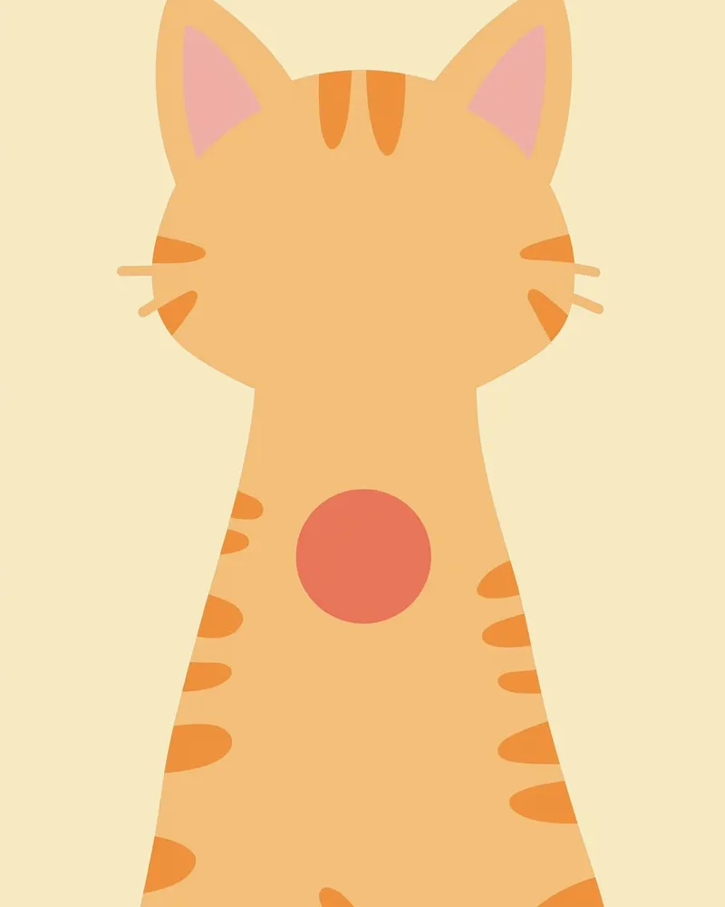 고양이 주사 부위에 생긴 육종의 증상을 보여주는 근접 촬영 이미지