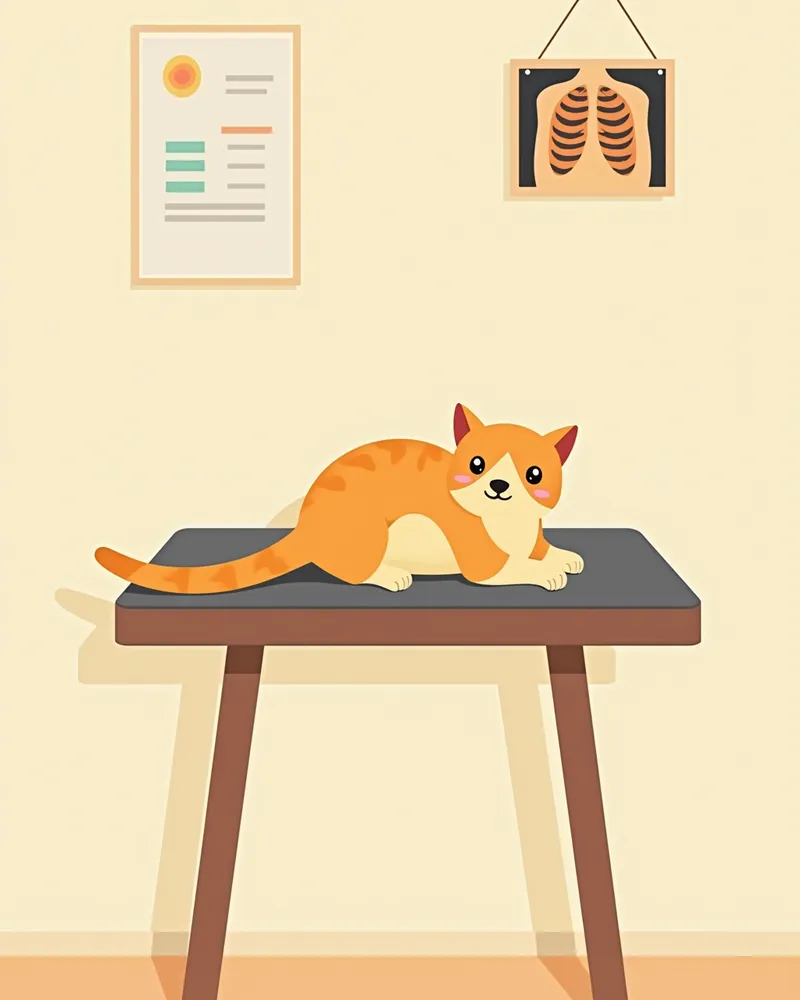 고양이 흉막삼출 진단을 위한 흉부 X-ray 이미지