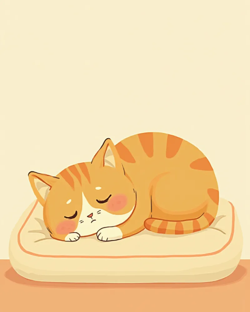 몸이 축 처진 고양이