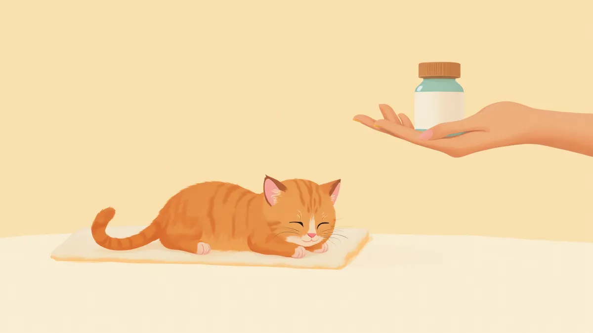 FIP 치료를 받는 어린 고양이