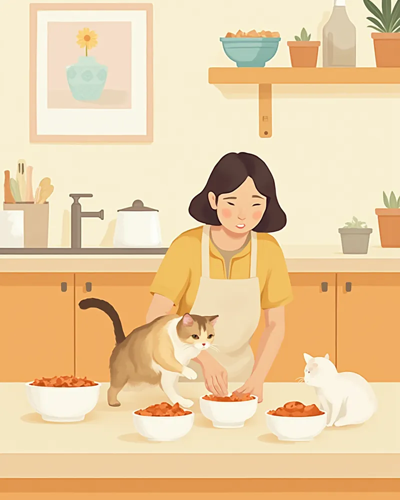 제한식 급여 중인 고양이 보호자