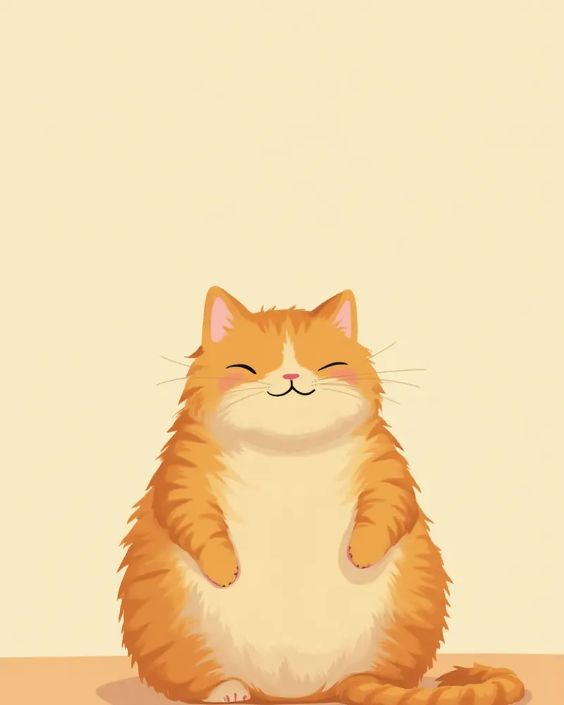 털 관리가 줄어든 노령·비만 고양이