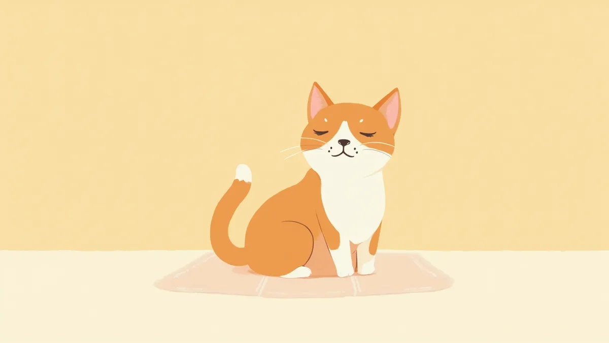 머리기울임 증상을 보이는 고양이