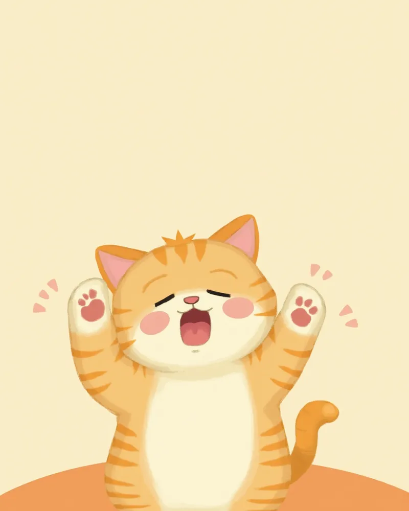 귀를 긁는 고양이