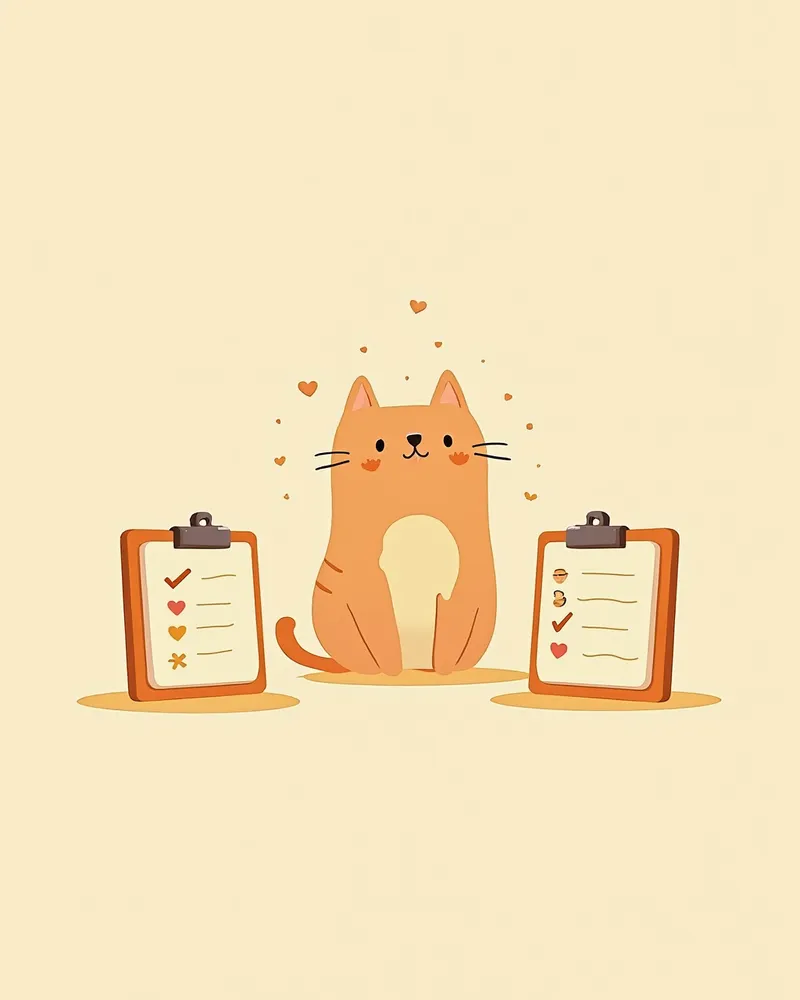 기본검진과 종합검진 비교 일러스트