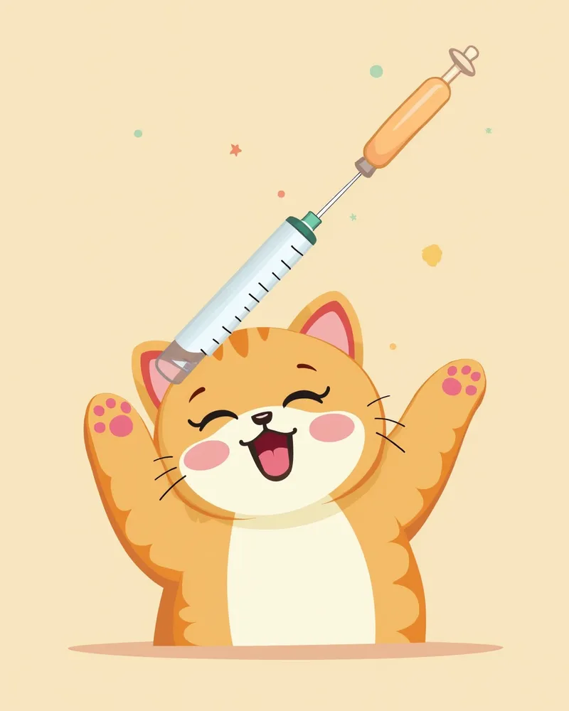 고양이 심부전 병기별 약물 치료 장면