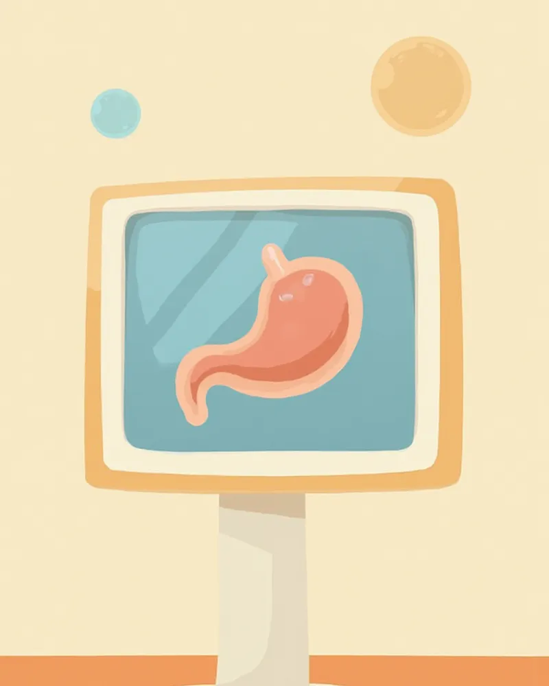 고양이 내시경 검사 장면