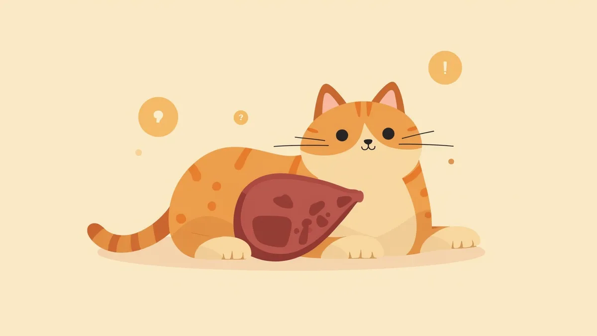 고양이 간의 정상과 지방간 상태 비교도